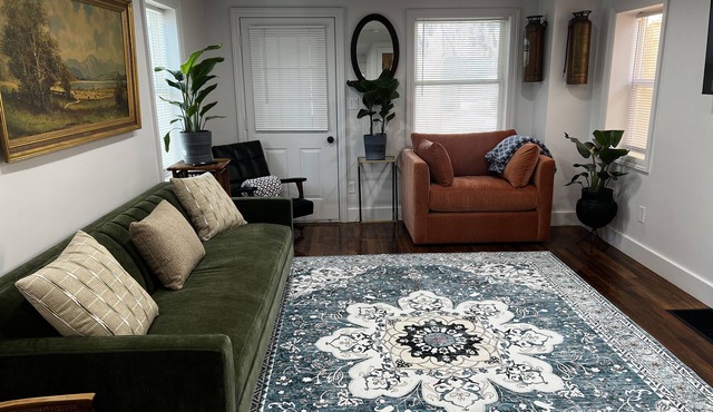Charming 4-bedroom home in trendy Benson District in Omaha.