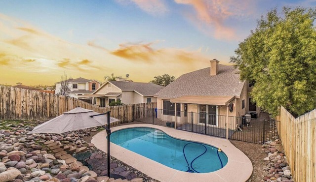 Charming 4-bedroom house with a private pool and centrally located.