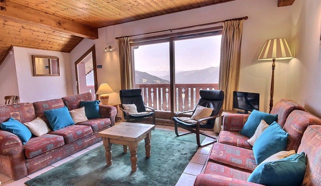 Charming 4-room apartment for 8 people in Vallandry, close to slopes