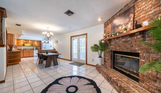 Charming 4BR/2BA Deltona Oasis with Pool & Garden Paradise