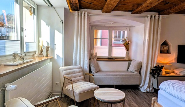 Charming 500 years old studio on the Rhine | Parking lot