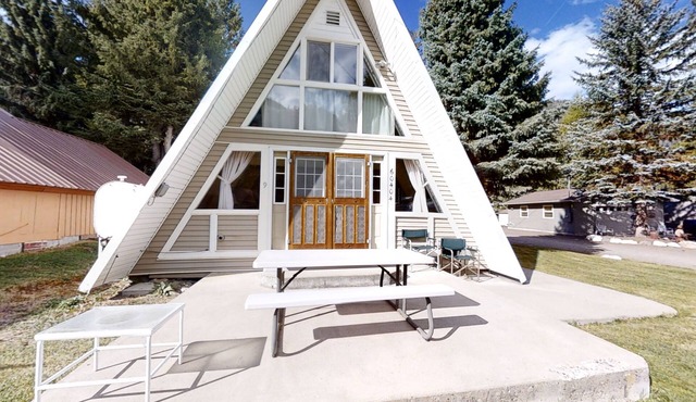 Charming A-Frame w/Mountain Views, Patio & Great Yard - Close to the Lake