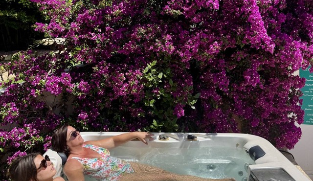 Charming air-conditioned cottage with all comfort for 2 people with pool and spa