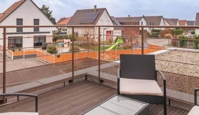 Charming air-conditioned duplex with terrace - Near the Rhine Ring & Colmar