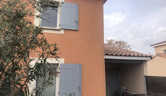 Charming air-conditioned villa of 80m2 with jacuzzi 15min from the sea