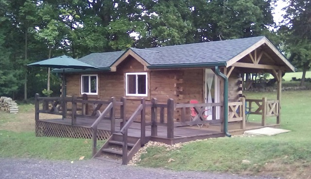 Charming Amish-Built Log Cabin in Utica, PA