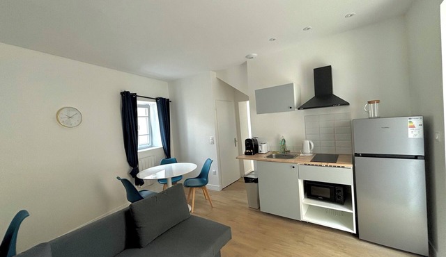 Charming and bright T2 near Clermont-Ferrand train station