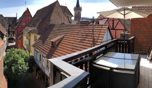 Charming and large studio in Obernai hypercentre