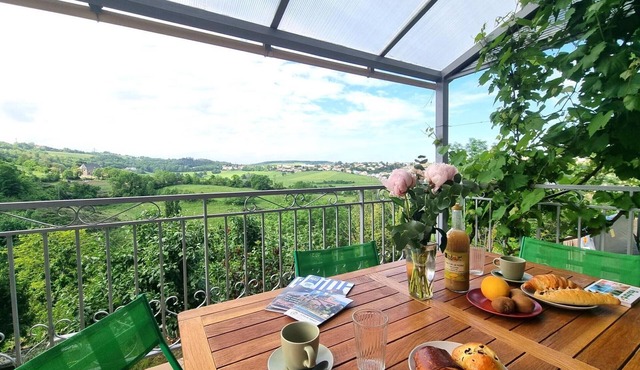 Charming apartment with bright terrace in St-Etienne