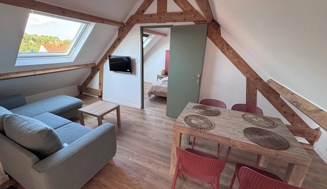 Charming apartment with garden, near beaches