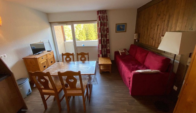 Charming Apartment in Autrans - Ski-In/Ski-Out, Balcony, Pool, 700m to Village Center