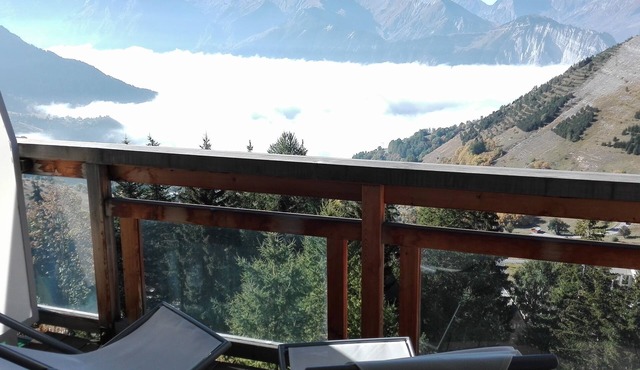 Charming apartment 40 m2/4 p classified 3 * old district Alpe, magnificent view
