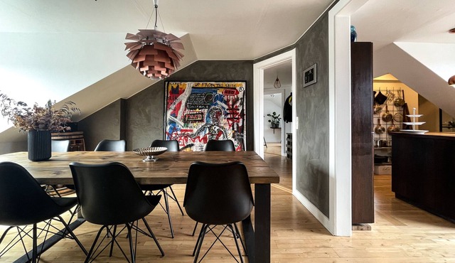 Charming apartment with private roof terrace in downtown CPH