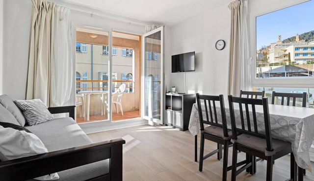 Charming apartment for 4 people with air conditioning and a balcony