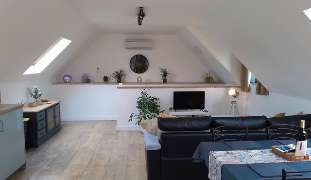 Charming apartment in rural Brittany, relax or work in peace and quiet.