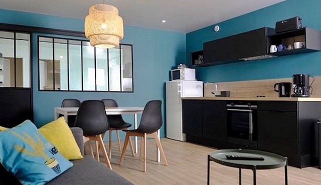 CHARMING APARTMENT ON THE DRC WITH TERRACE IN RESIDENCE IN QUIET JONZAC