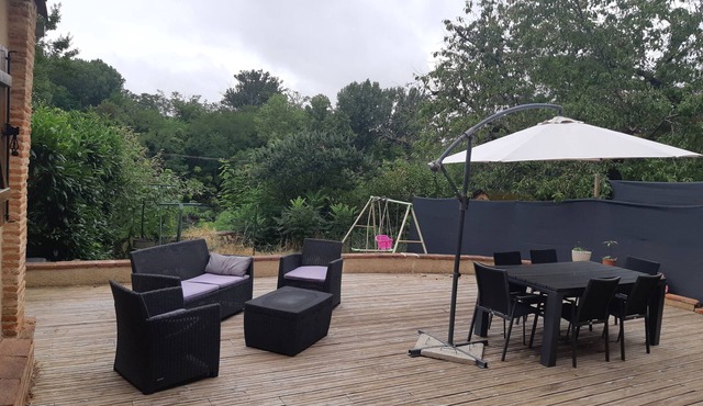 Charming apartment overlooking the river.