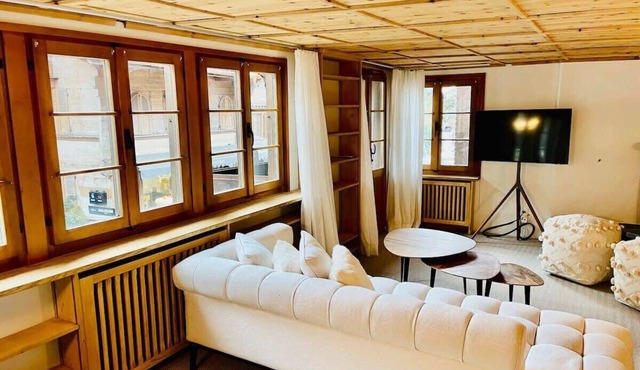 Charming apt PROMENADE GSTAAD Palace view 160m2