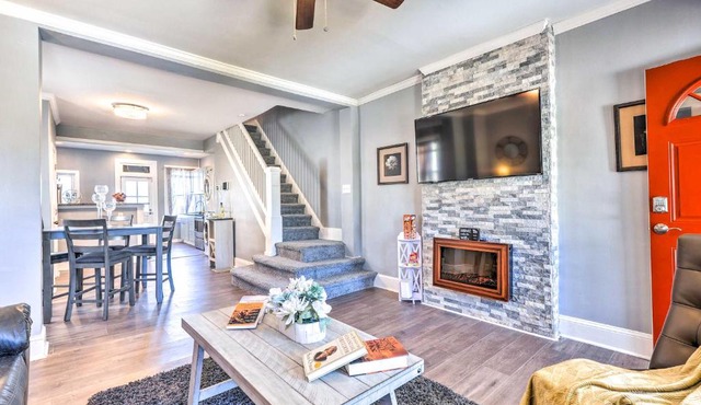 Charming Baltimore Home with Deck and Fire Pit!