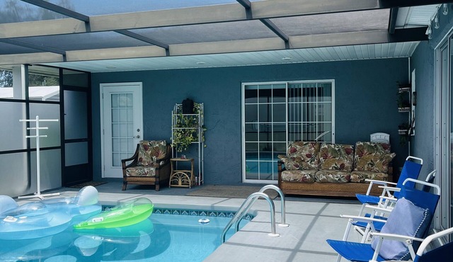 Charming Beach Getaway Villa with Large Private heated Pool