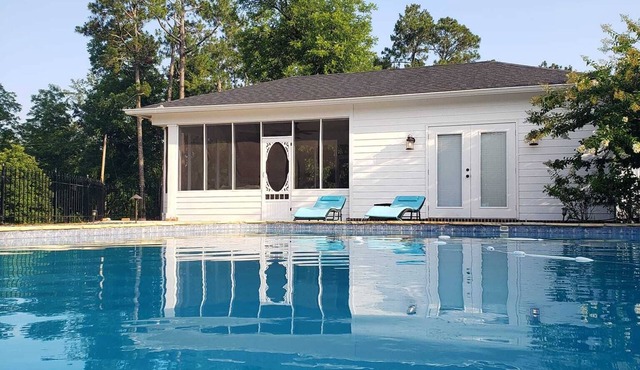 Charming Beach-Themed Studio Apartment in Doerun, GA with Private Pool