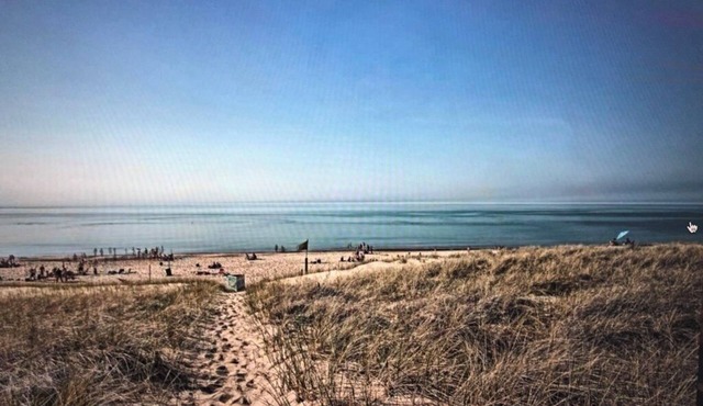 Charming Beachfront Home w/huge backyard, walk over dune to the beach!