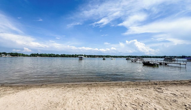 Charming Beachfront Getaway on Sand Lake - Near Tawas
