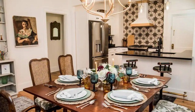 Charming Bungalow with Porch, Yard and Fireplace