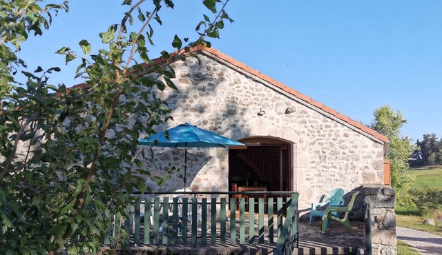 Charming cottage in Saint-Romain-Lachalm with terrace, near Dunières