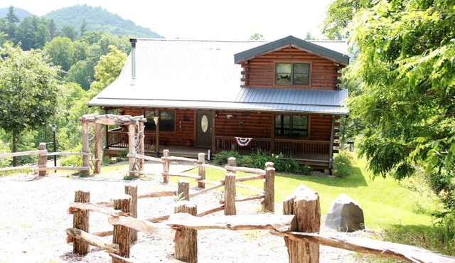 Charming Cabin Rental with a Hot Tub and Fireplace in the Smoky Mountains