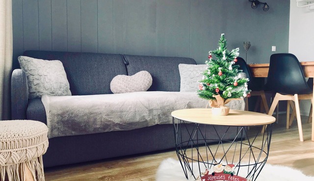 Charming cabin studio * 4/5 pers COZY at 50 m from the slopes