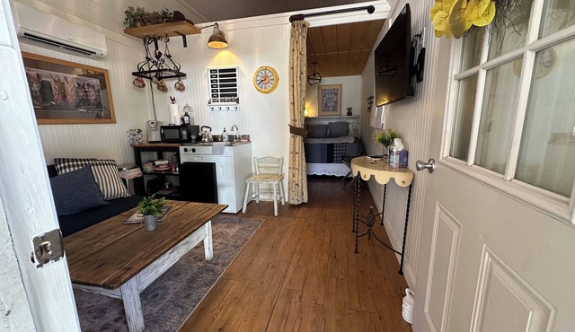 Charming cabin on 5 acre property-convenient location!
