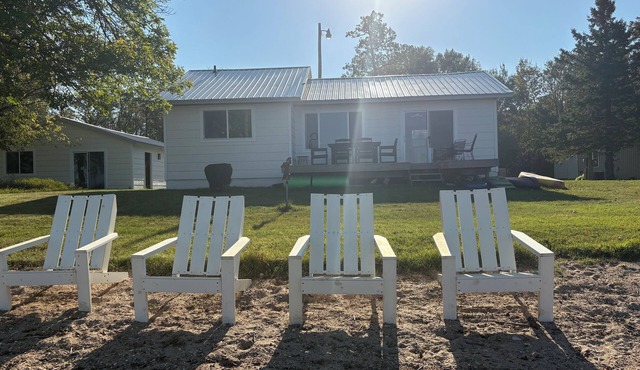 Charming Cabin with Sandy Shore, Shallow Lake for Family Fun