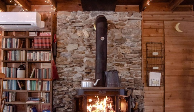 Charming Cattail Cabin Nestled in the Mountains