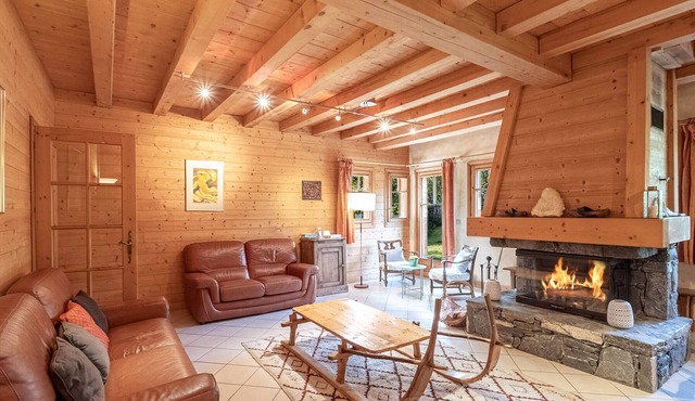 Charming chalet in Chamonix with WiFi and private parking for 12 guests.