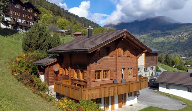 Charming Chalet Cresta in Fiesch – detached, with views of the Valais Alps