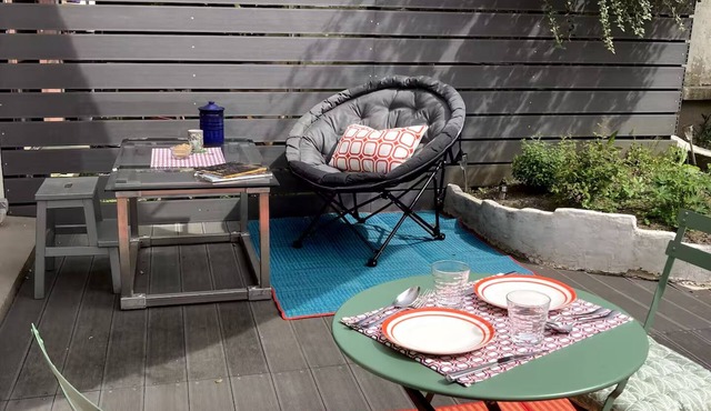 Charming contemporary apartment, garden & private terrace - Quiet and bright