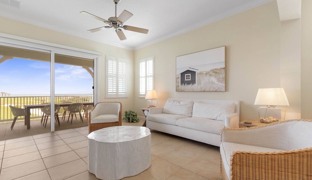 Charming Corner Condo #135 with Ocean & Golf Course Views at Cinnamon Beach