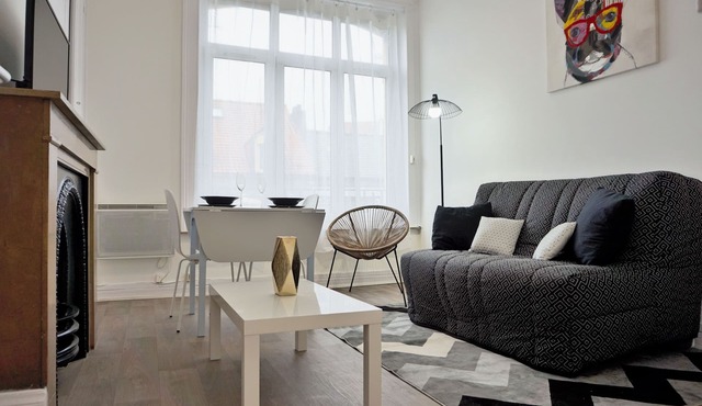 Charming, cosy apartment near Boulogne-sur-mer town center