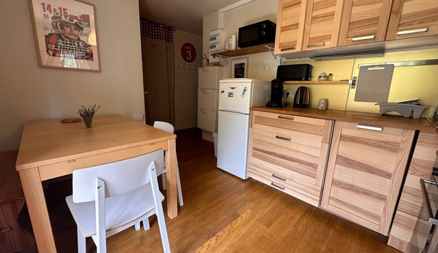 Charming, cosy T2 apartment - at the foot of the slopes & 2 balconies with view