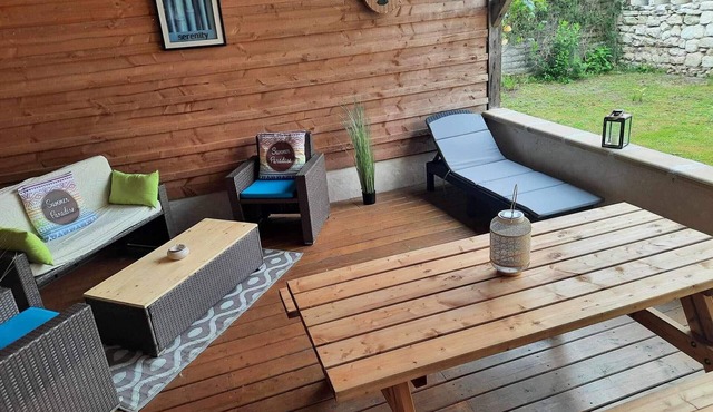 Charming Cottage in Loire-Anjou-Touraine Park with Garden, Terrace, Near Saumur