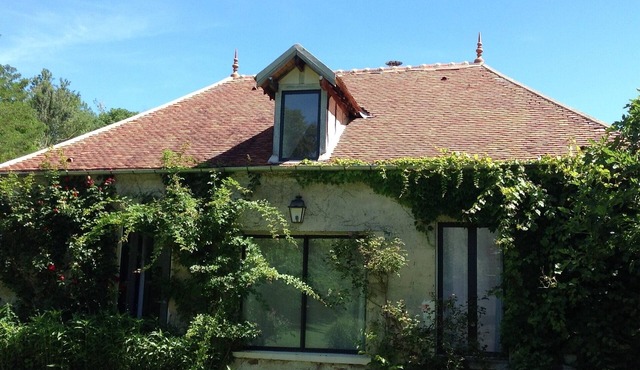 charming cottage at the foot of a 13th century abbey