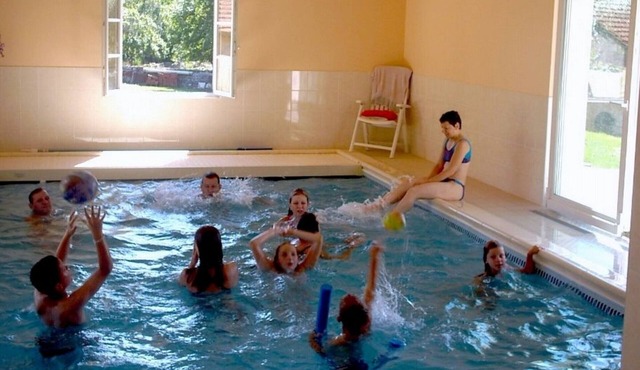 Charming Cottage with Private Heated Pool, Fireplace, and Terrace in Goncourt