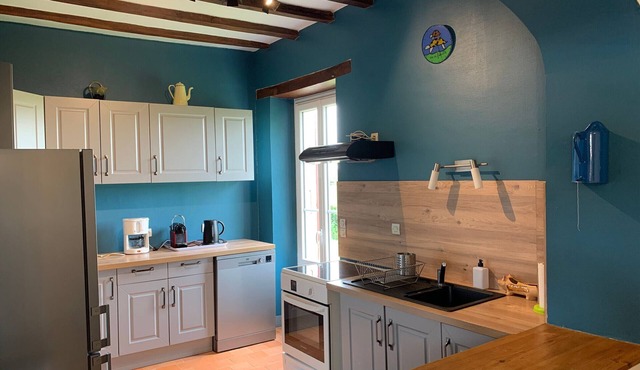 Charming Cottage Near Fontgombault Abbey, with Garden & Close to Brenne Regional Park