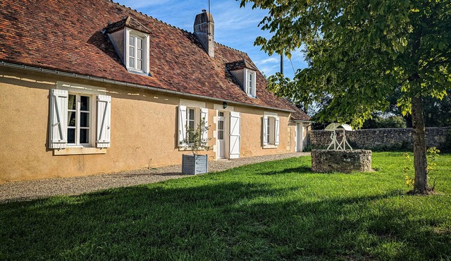 Charming Cottage with Pool, Terrace, and Garden in Brenne Natural Park