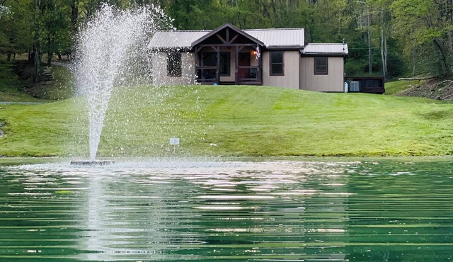 Charming cottage with pond in Heart of New River Gorge