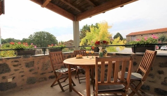 Charming Countryside Retreat with Terrace, Near Lavaudieu's Scenic Highlights