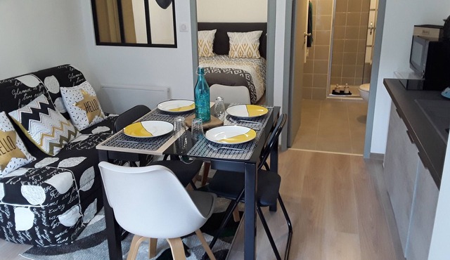 Charming cozy T2 / 4 people / 5 min from Puy-en-Velay