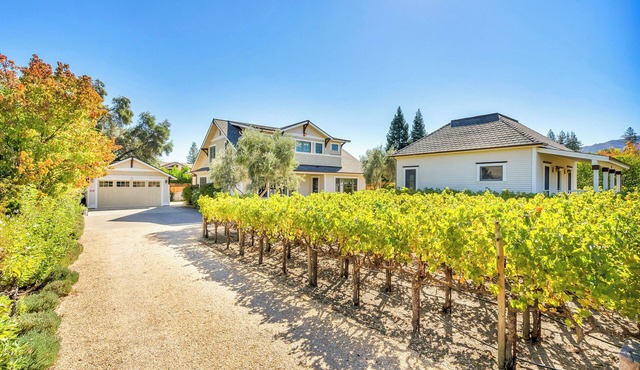 Charming craftsman style home with vineyard view
