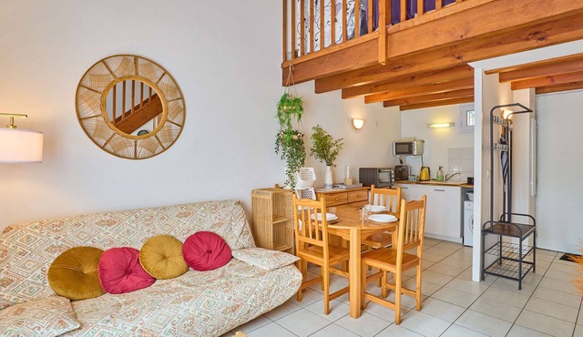 Charming duplex with communal pool and pets allowed in Barbotan